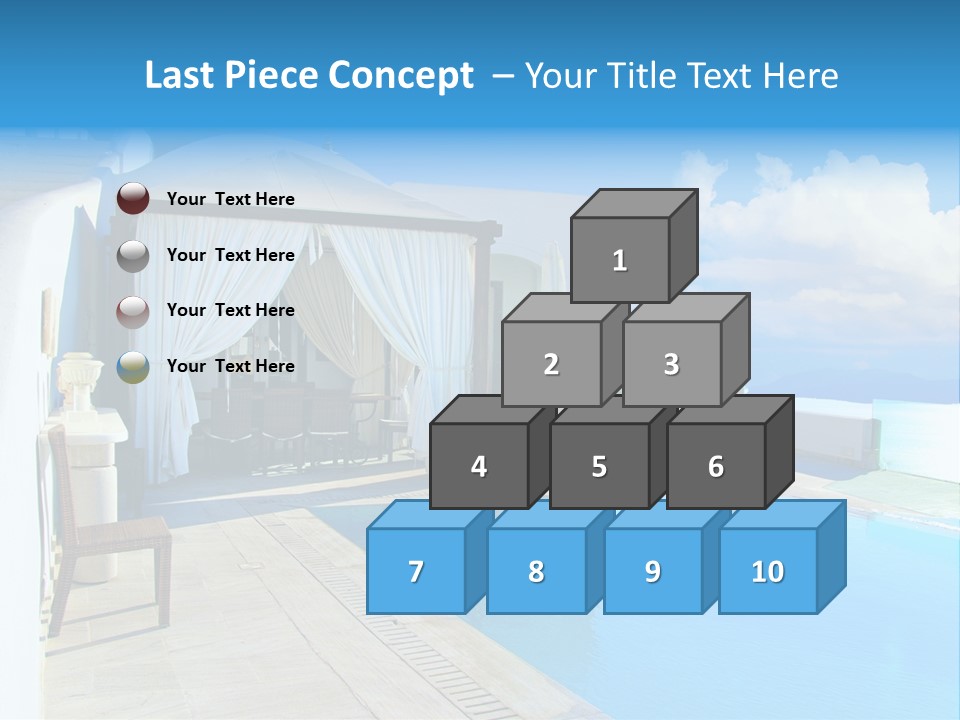 Atlantis Santorini Oia PowerPoint Template