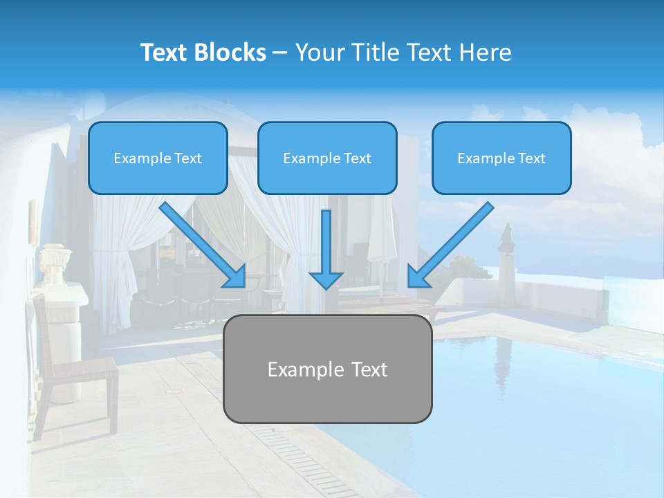 Atlantis Santorini Oia PowerPoint Template