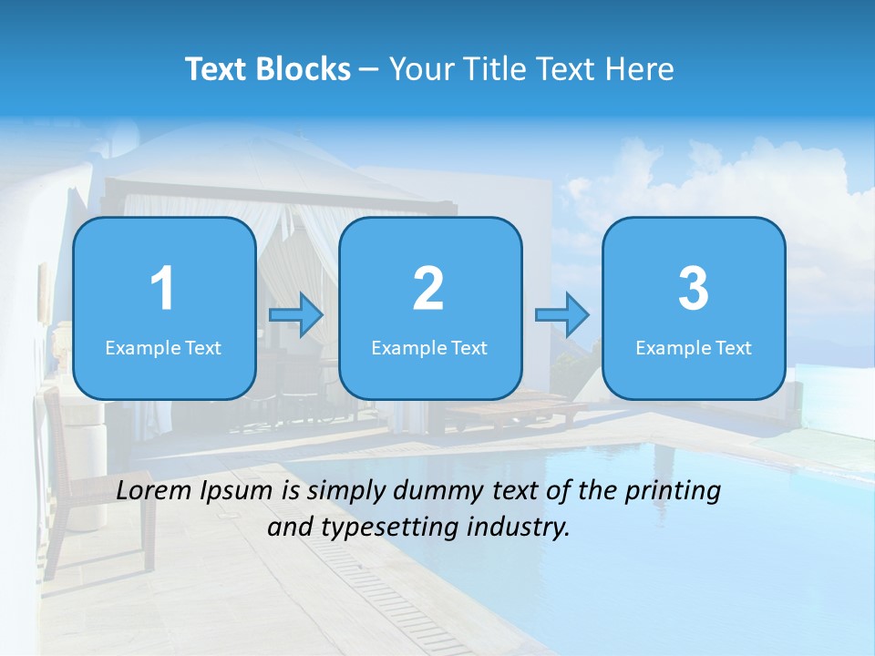 Atlantis Santorini Oia PowerPoint Template