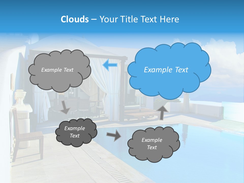 Atlantis Santorini Oia PowerPoint Template