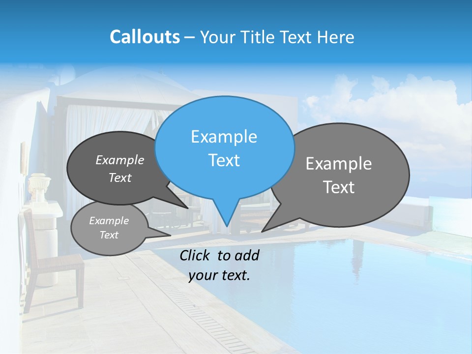 Atlantis Santorini Oia PowerPoint Template