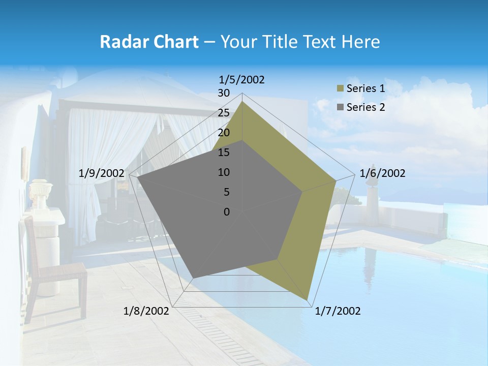 Atlantis Santorini Oia PowerPoint Template