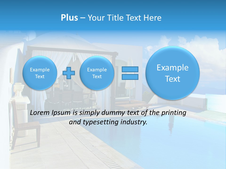 Atlantis Santorini Oia PowerPoint Template