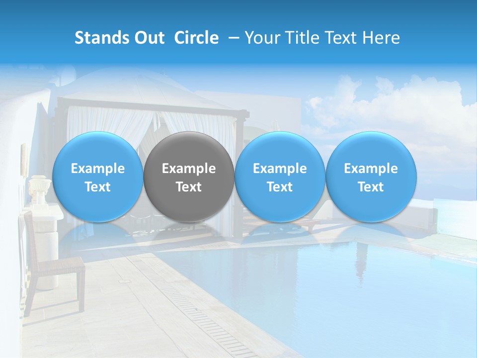 Atlantis Santorini Oia PowerPoint Template