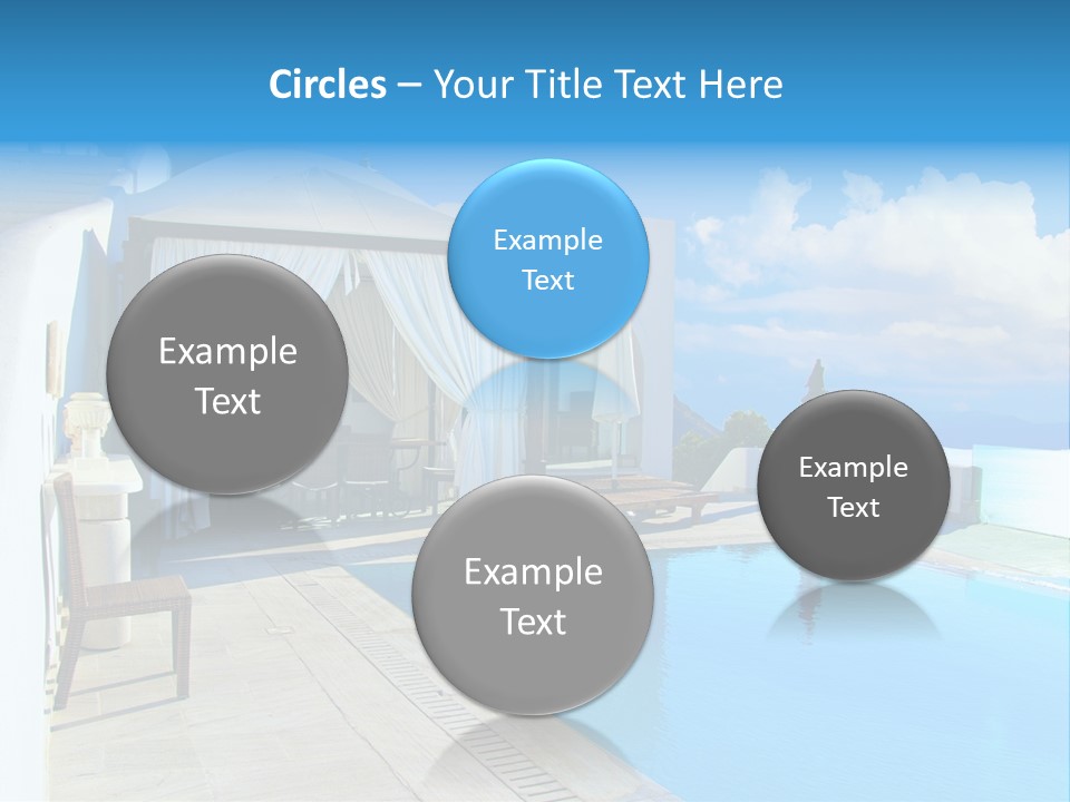 Atlantis Santorini Oia PowerPoint Template