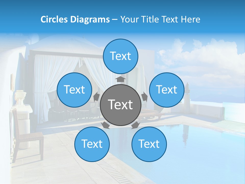 Atlantis Santorini Oia PowerPoint Template