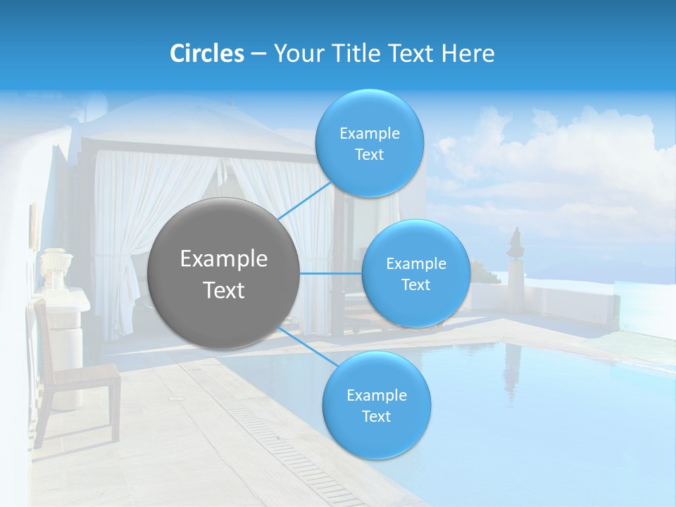 Atlantis Santorini Oia PowerPoint Template