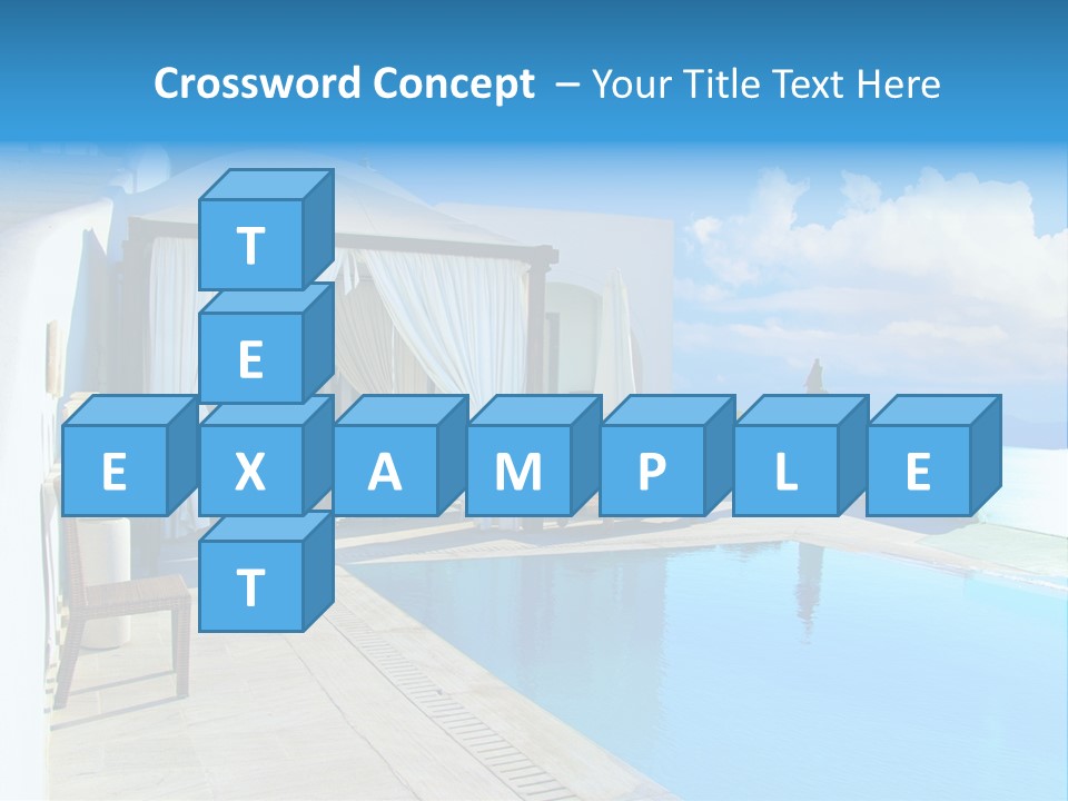 Atlantis Santorini Oia PowerPoint Template