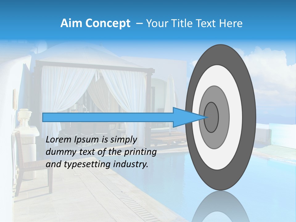 Atlantis Santorini Oia PowerPoint Template