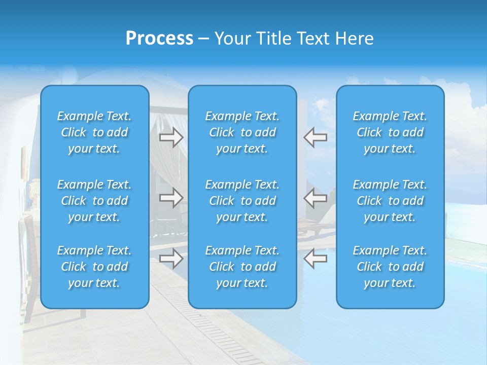 Atlantis Santorini Oia PowerPoint Template