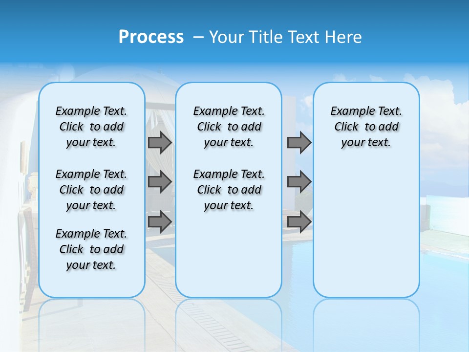 Atlantis Santorini Oia PowerPoint Template