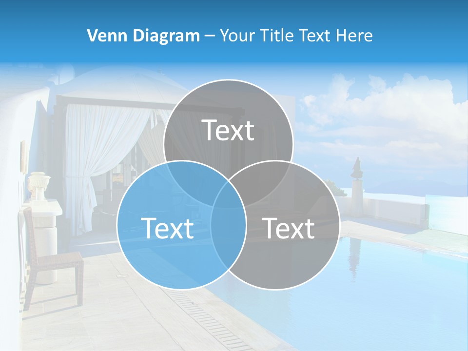 Atlantis Santorini Oia PowerPoint Template