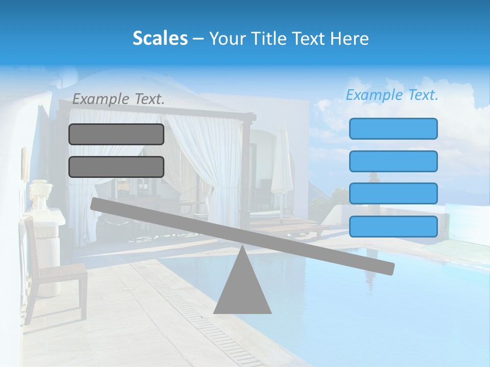Atlantis Santorini Oia PowerPoint Template