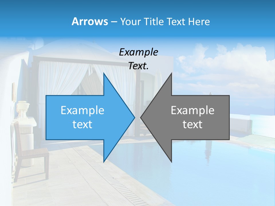 Atlantis Santorini Oia PowerPoint Template