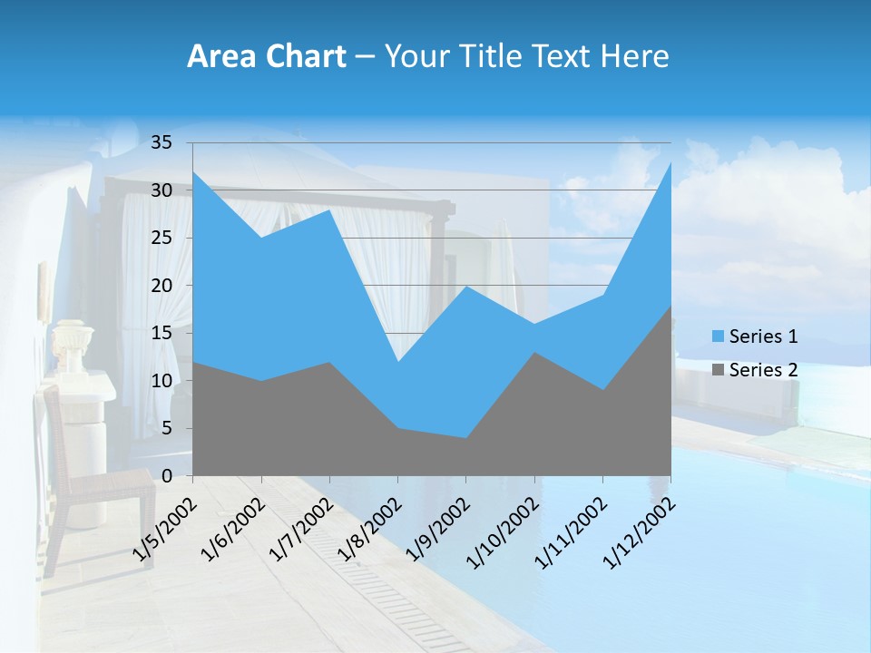 Atlantis Santorini Oia PowerPoint Template