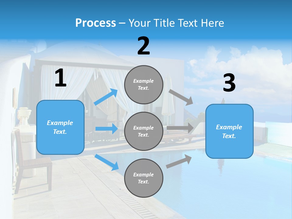 Atlantis Santorini Oia PowerPoint Template