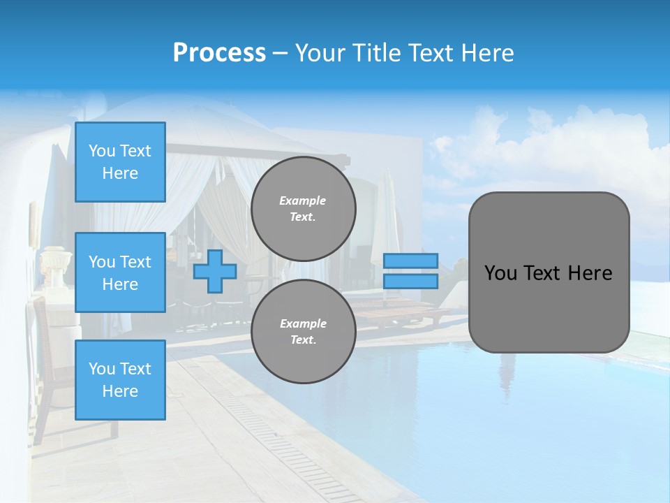 Atlantis Santorini Oia PowerPoint Template