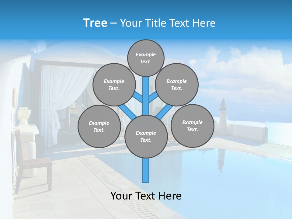Atlantis Santorini Oia PowerPoint Template