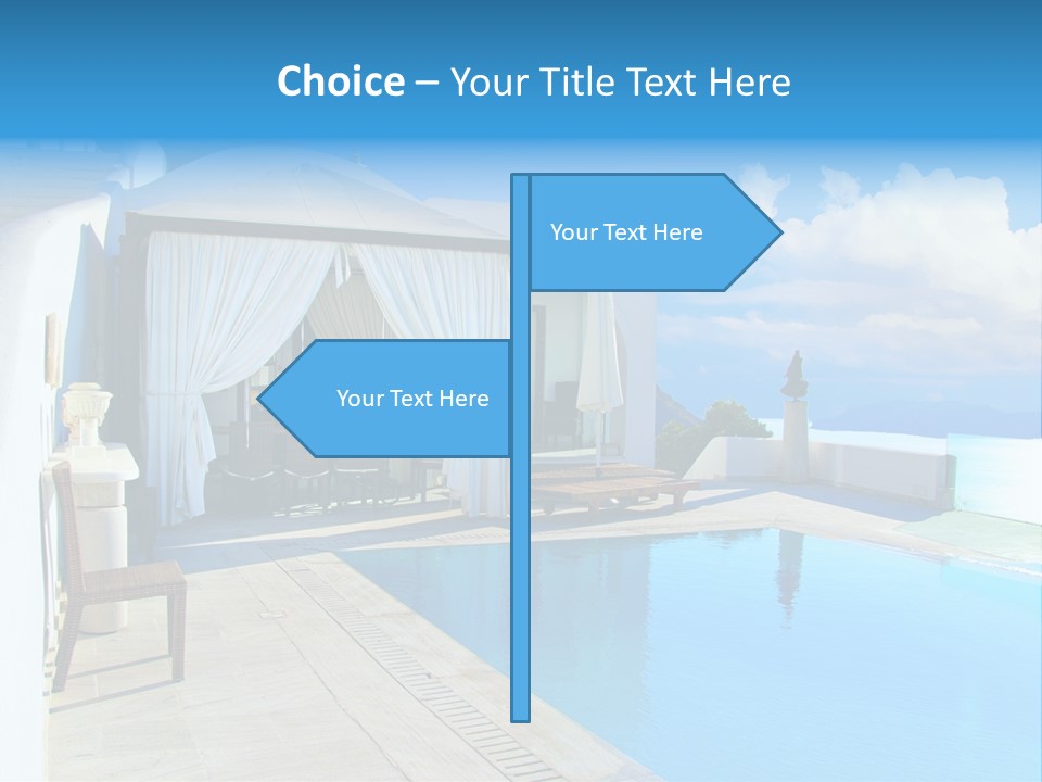 Atlantis Santorini Oia PowerPoint Template