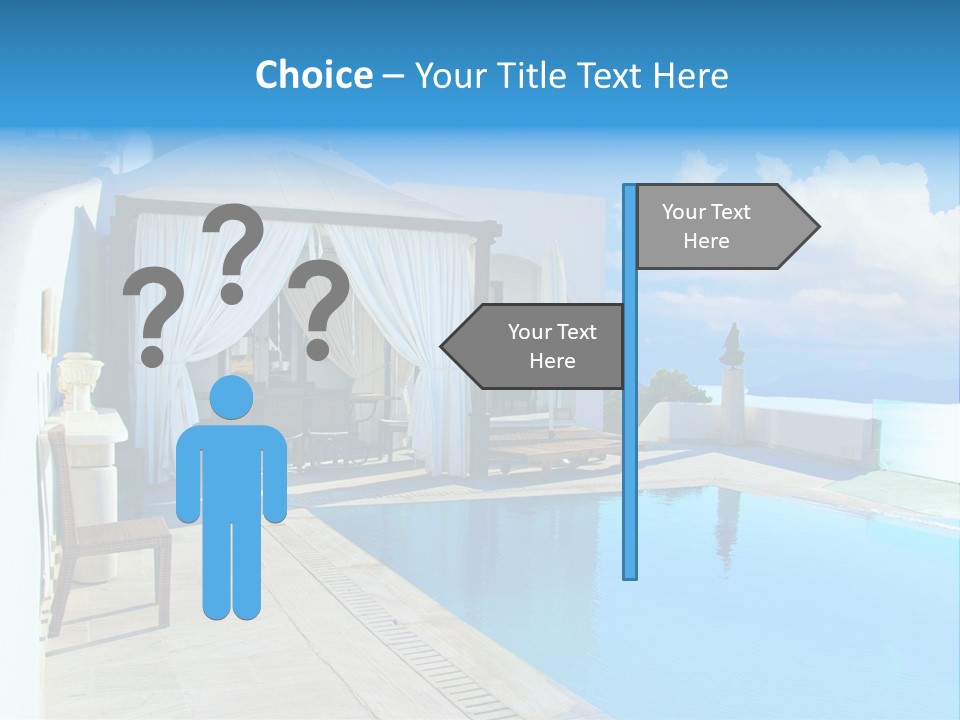 Atlantis Santorini Oia PowerPoint Template