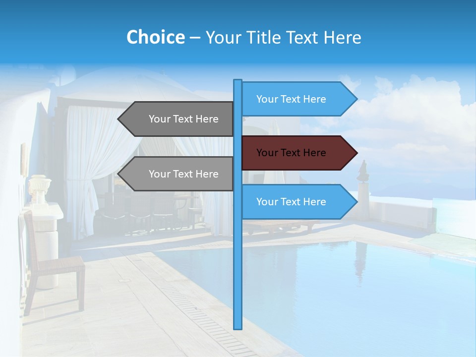 Atlantis Santorini Oia PowerPoint Template