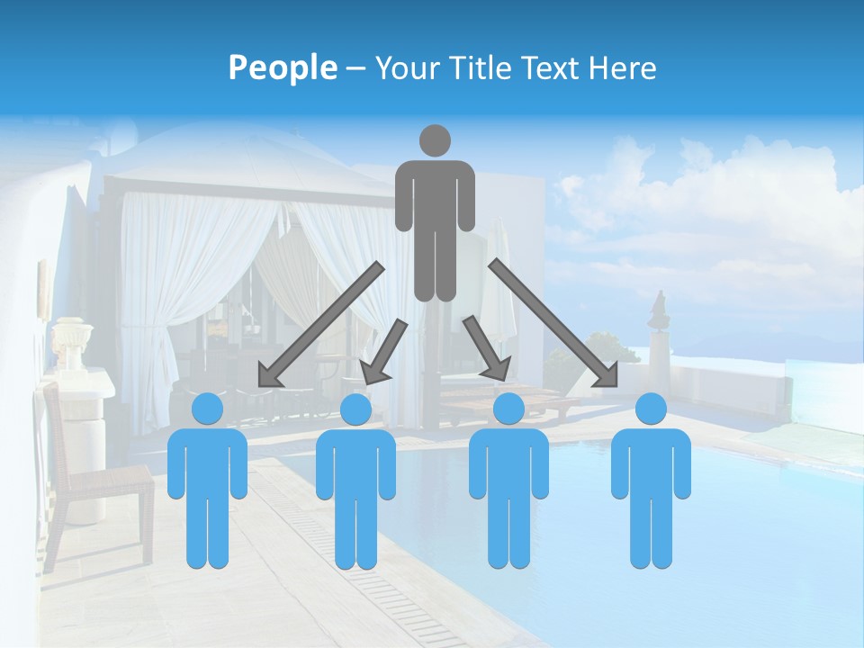 Atlantis Santorini Oia PowerPoint Template