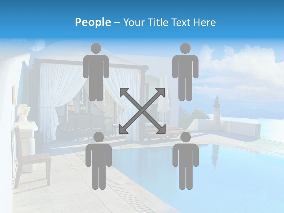 Atlantis Santorini Oia PowerPoint Template