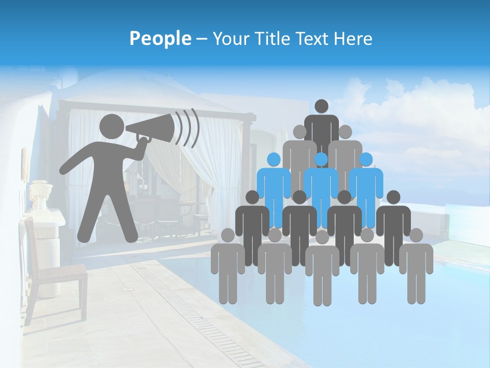 Atlantis Santorini Oia PowerPoint Template