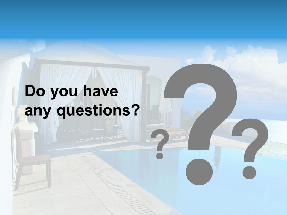 Atlantis Santorini Oia PowerPoint Template