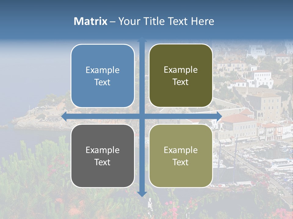 Home Holiday Boat PowerPoint Template