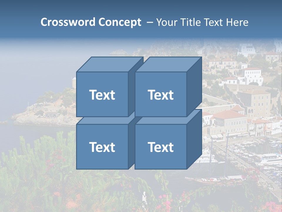 Home Holiday Boat PowerPoint Template