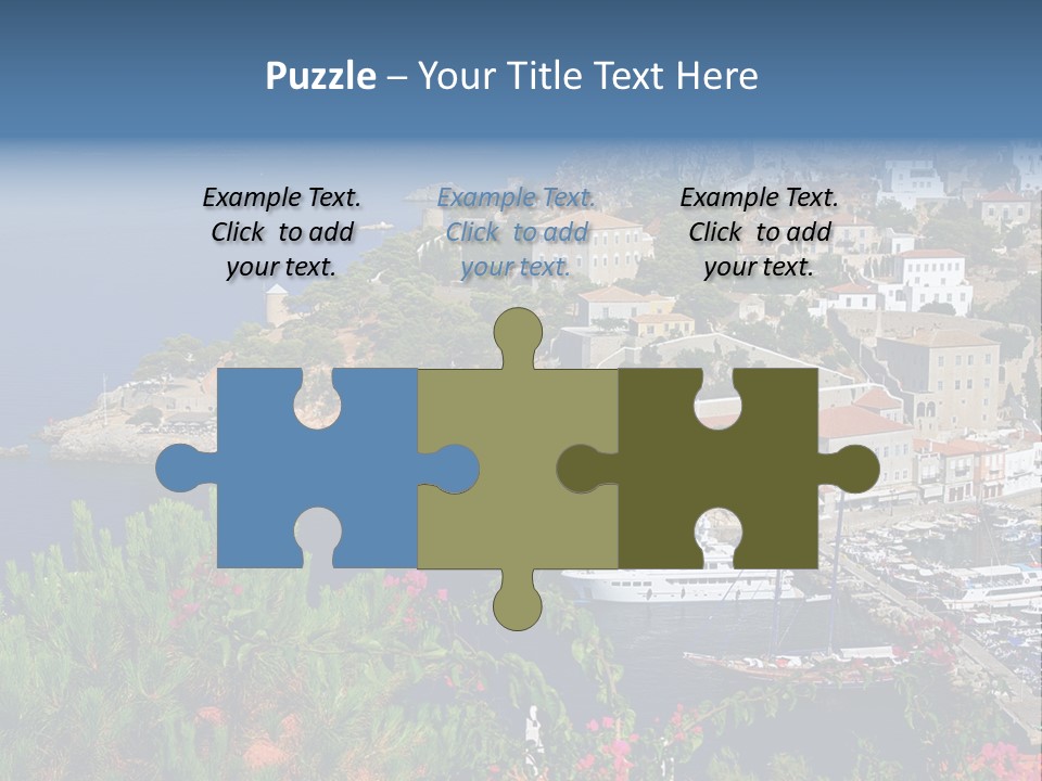 Home Holiday Boat PowerPoint Template