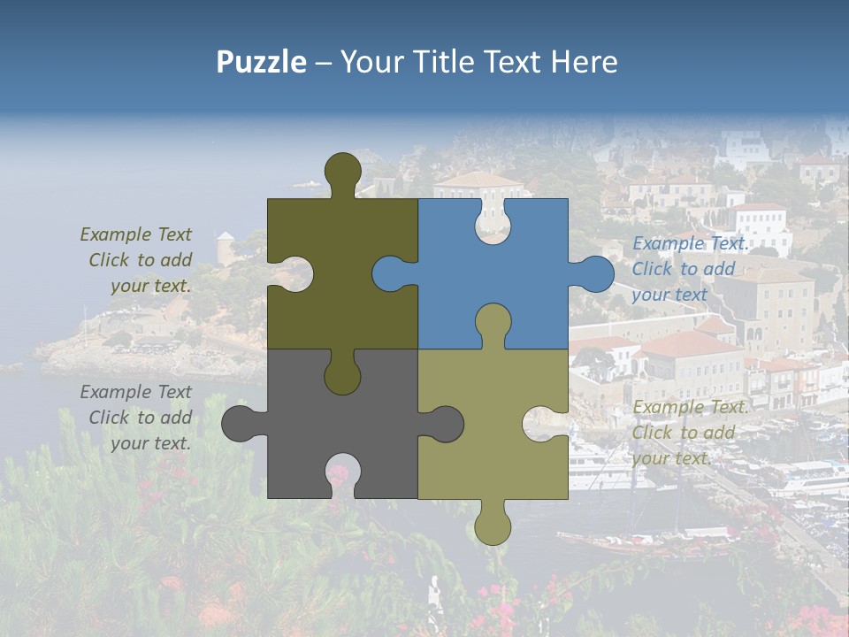 Home Holiday Boat PowerPoint Template