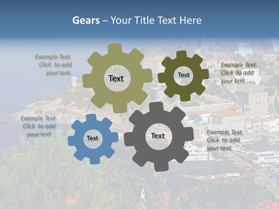 Home Holiday Boat PowerPoint Template