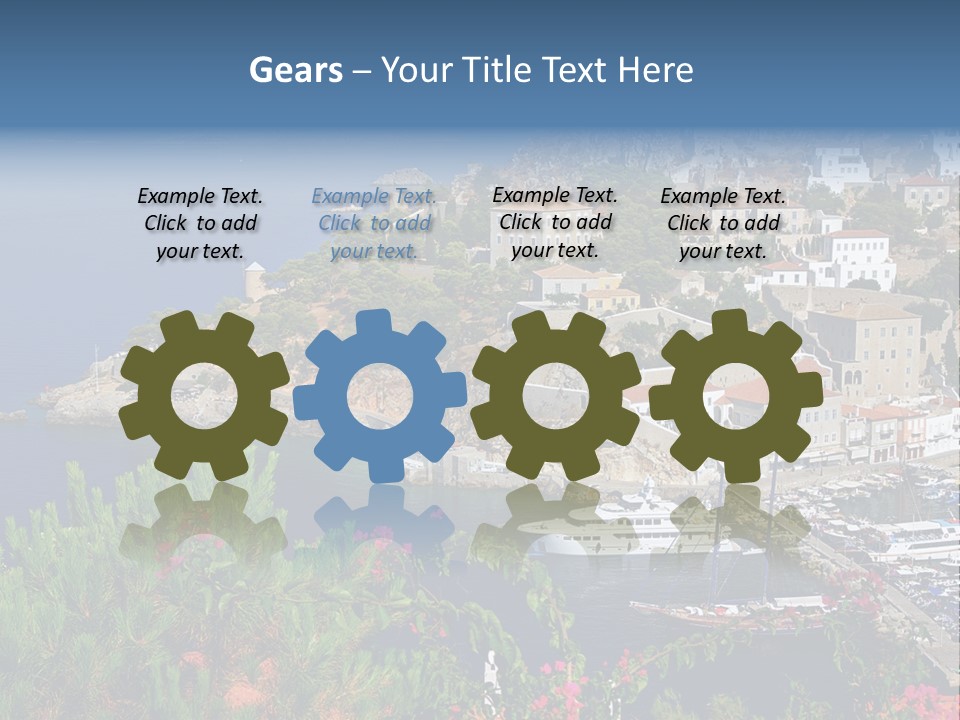 Home Holiday Boat PowerPoint Template