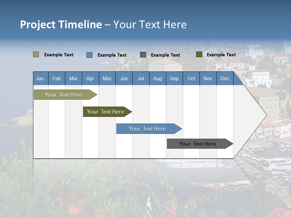 Home Holiday Boat PowerPoint Template