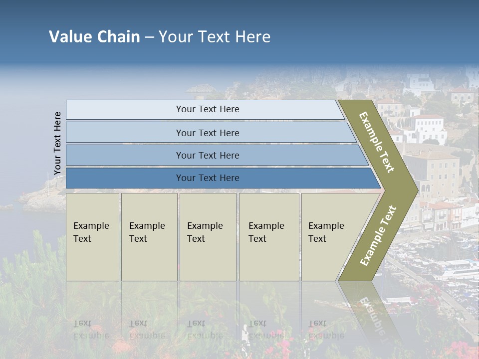 Home Holiday Boat PowerPoint Template