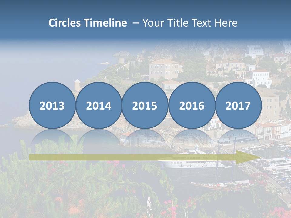 Home Holiday Boat PowerPoint Template