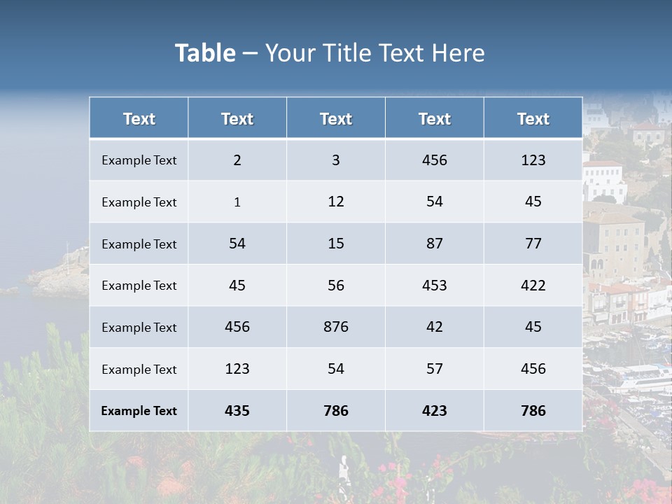 Home Holiday Boat PowerPoint Template