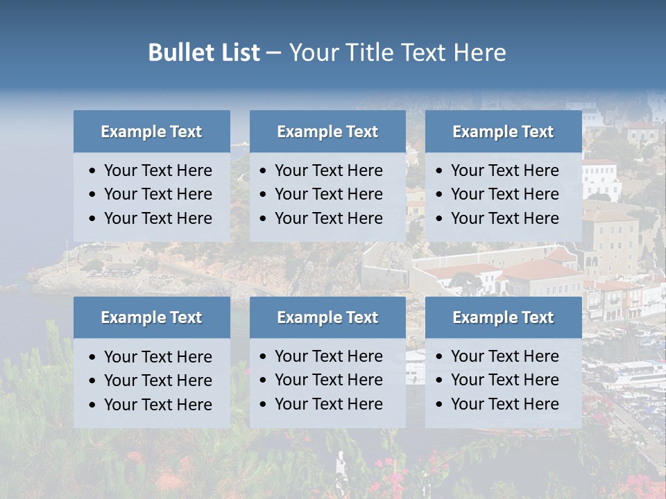 Home Holiday Boat PowerPoint Template