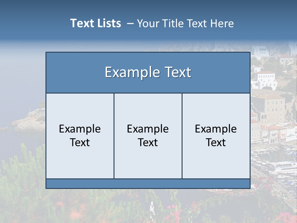 Home Holiday Boat PowerPoint Template