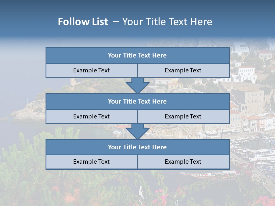 Home Holiday Boat PowerPoint Template