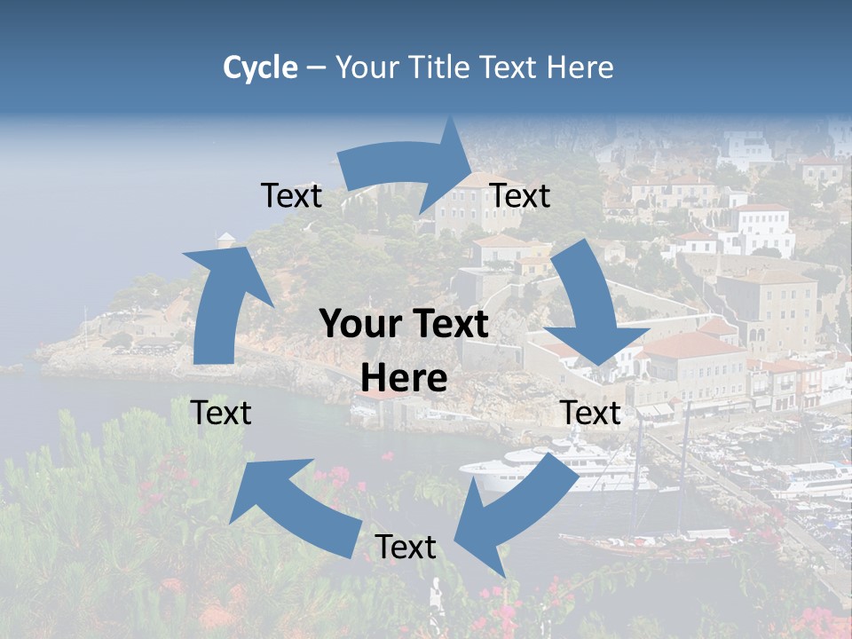 Home Holiday Boat PowerPoint Template