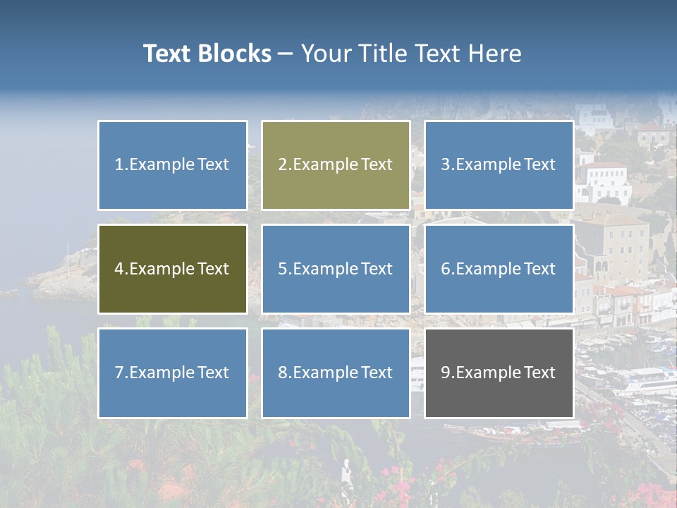 Home Holiday Boat PowerPoint Template