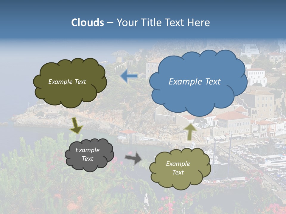 Home Holiday Boat PowerPoint Template