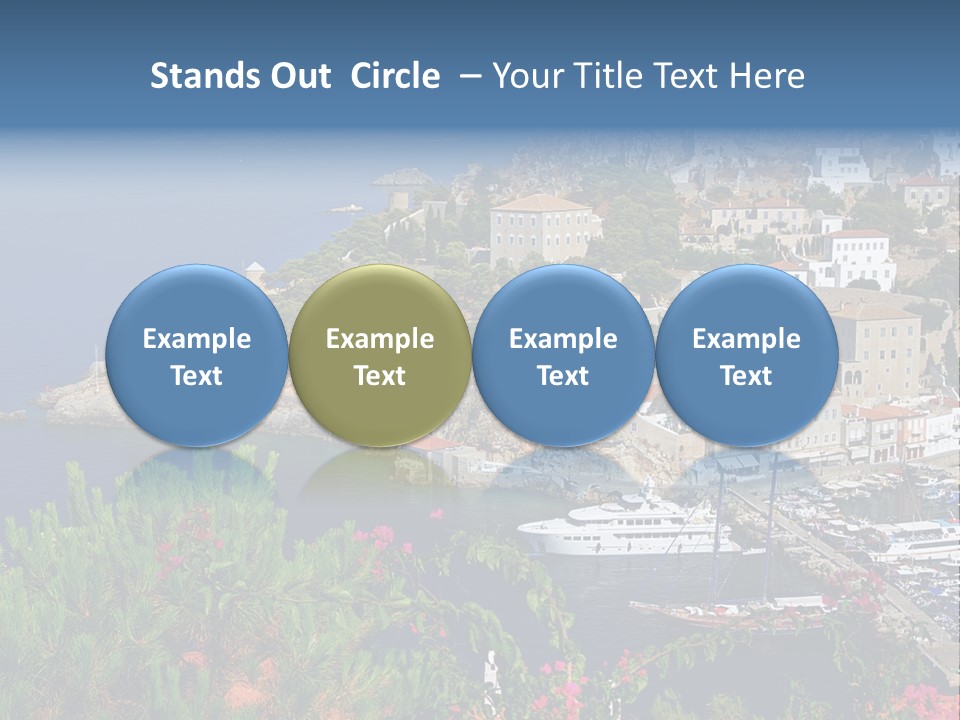 Home Holiday Boat PowerPoint Template