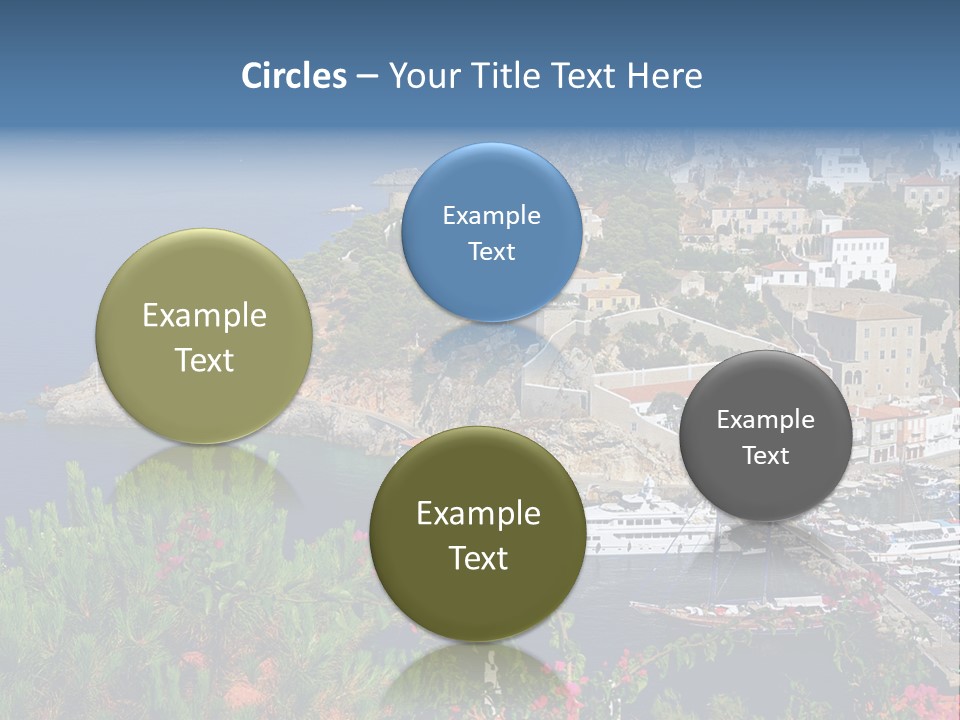 Home Holiday Boat PowerPoint Template