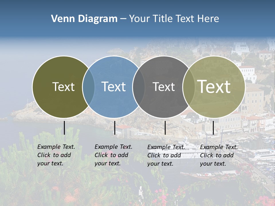 Home Holiday Boat PowerPoint Template