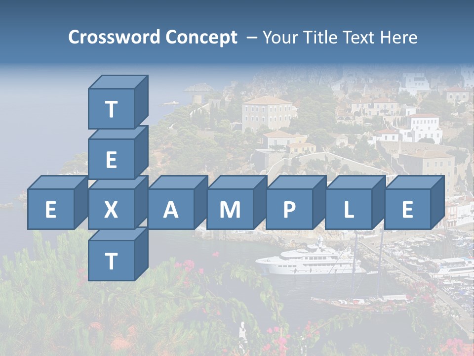 Home Holiday Boat PowerPoint Template