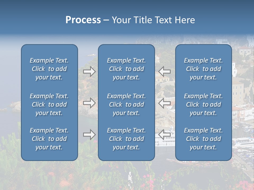 Home Holiday Boat PowerPoint Template